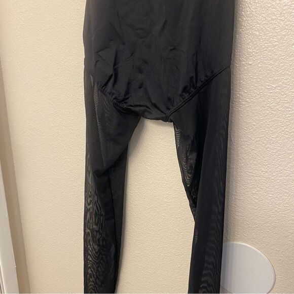 WEISSMAN Dance Costume unitard black red Cold Hearted Snake rhinestone 14693 LC - Picture 5 of 12